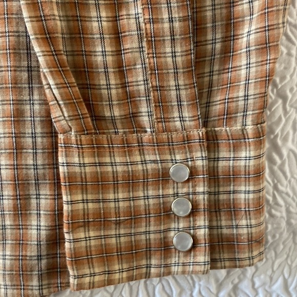 Saturdays in California Plaid Button Down Long Sleeve Shirt - Picture 3 of 7